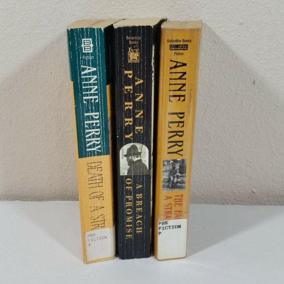3 Anne Perry William Monk Paperback Books Face of a Stranger Breach of Promise - Picture 1 of 6